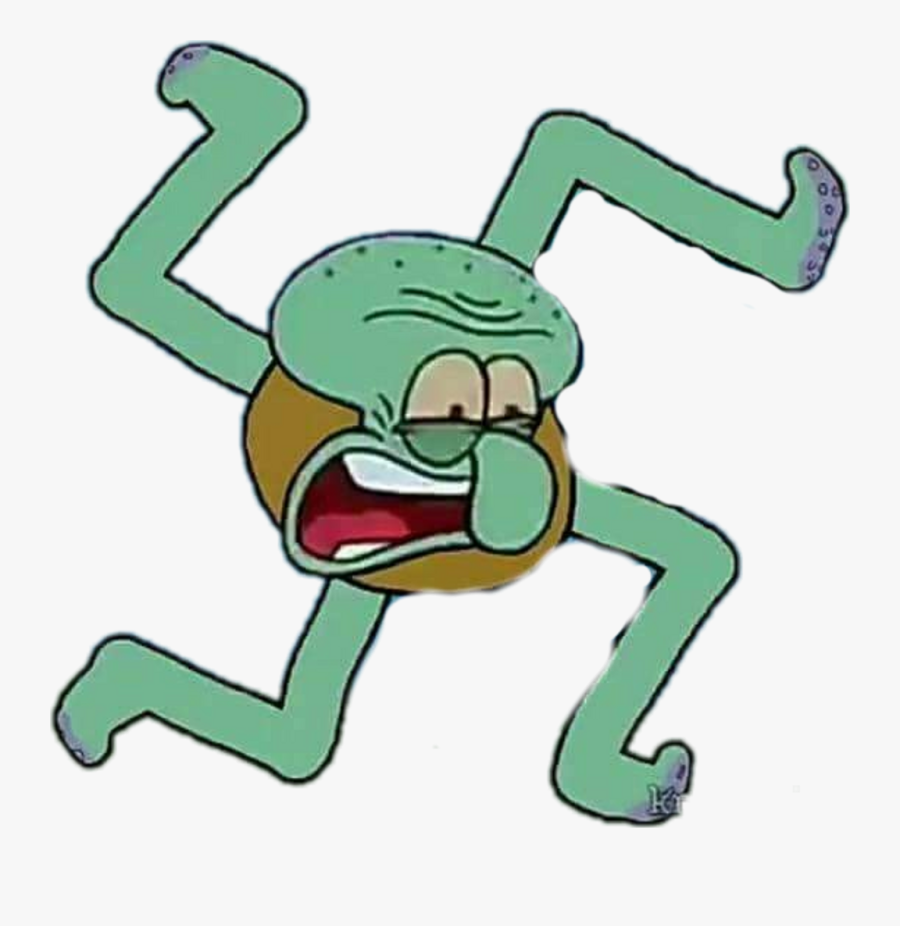 Squidward Heil Clipart , Png Download - Memes Dank Stickers Whatsapp, Transparent Clipart