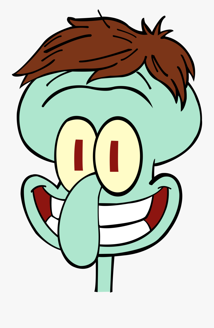 Squidward Clipart For Printable - Calamardo Png, Transparent Clipart