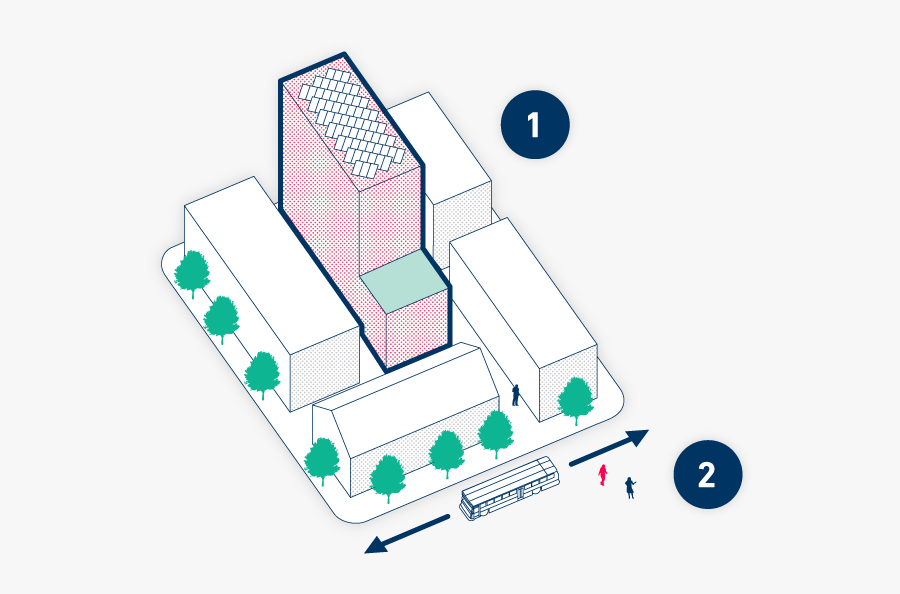 Taller Buildings Offer Opportunities For Sustainability - Graphic Design, Transparent Clipart