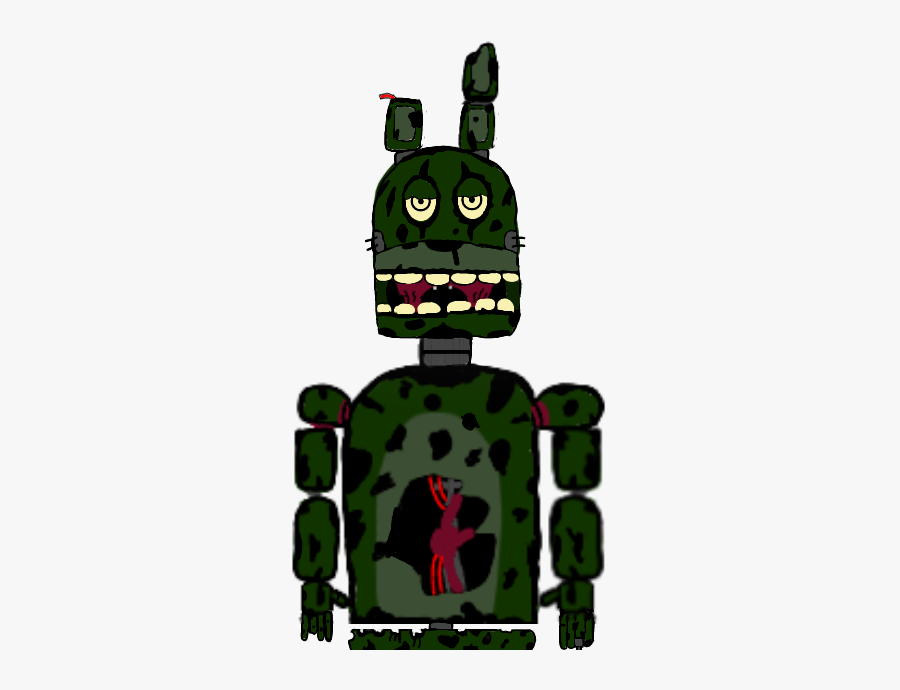 #fnaf #springtrap - Cartoon, Transparent Clipart