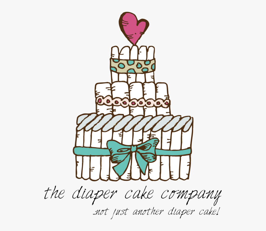Diaper Cake Logo - Diaper Cake Business Card, Transparent Clipart