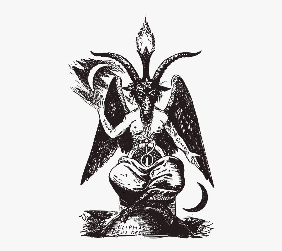 Hd Devil Baphomet Occultism Occultism Symbol - Baphomet Transparent, Transparent Clipart