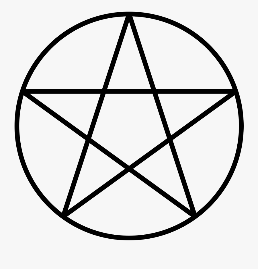 Pentagram Pentacle Wicca Satanism Sigil Of Baphomet - Pentacle Png, Transparent Clipart