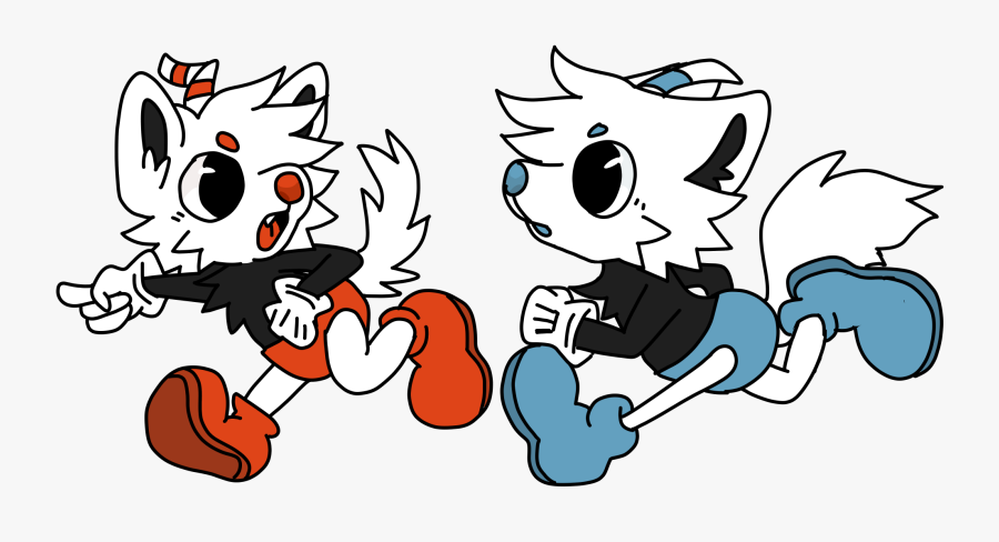 Furry Cup Brothers - Cartoon, Transparent Clipart