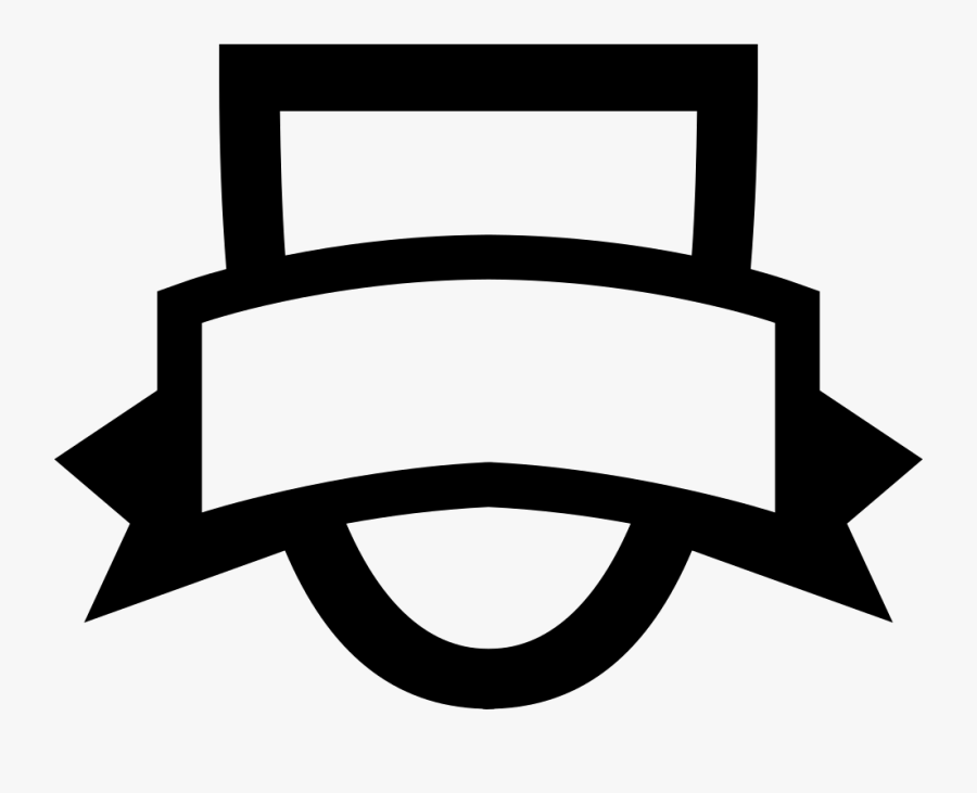 Transparent Shield Outline Clipart - Shape Banner Vector Png, Transparent Clipart