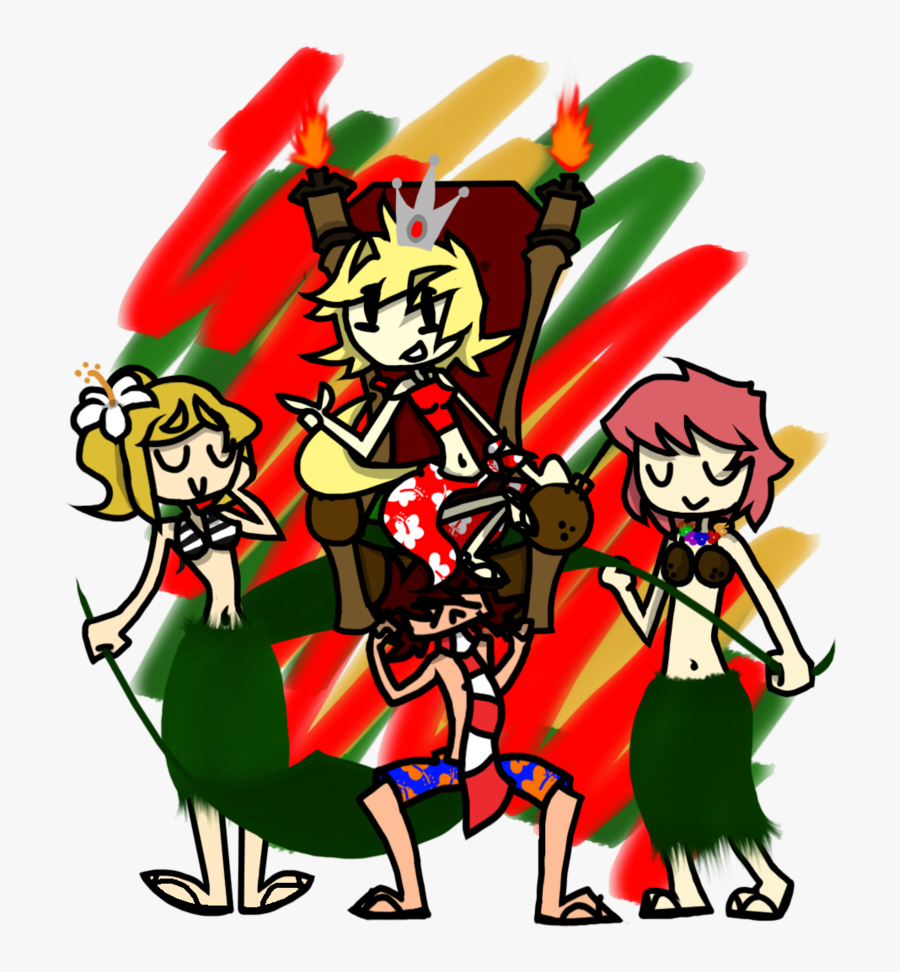 Huma Huma Nuka Nuka Apua The Tiki Queen By Marche-towers - Cartoon, Transparent Clipart