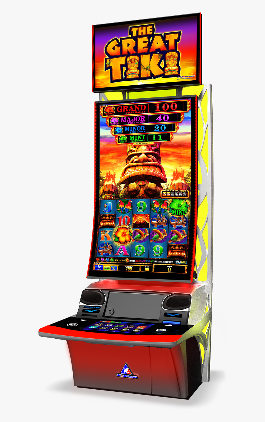 Tiki Arcade Game, Transparent Clipart