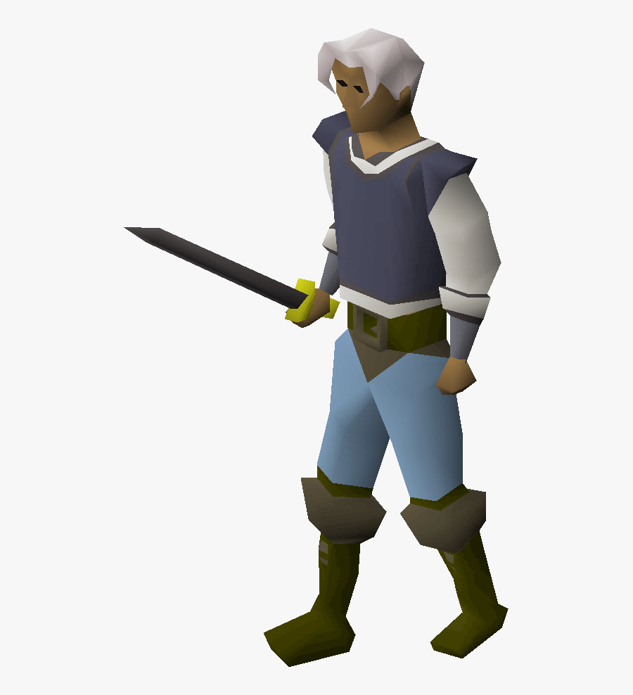 Longsword Old School Runescape - Iron Pickaxe, Transparent Clipart