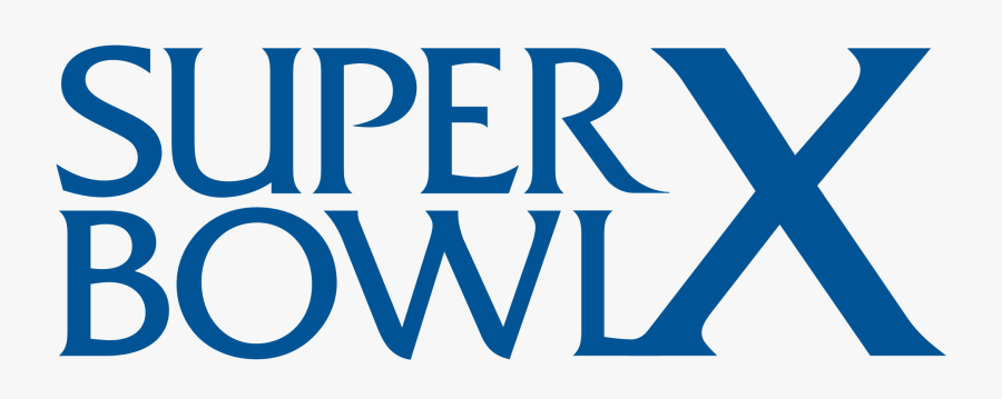 Super Bowl X, Transparent Clipart