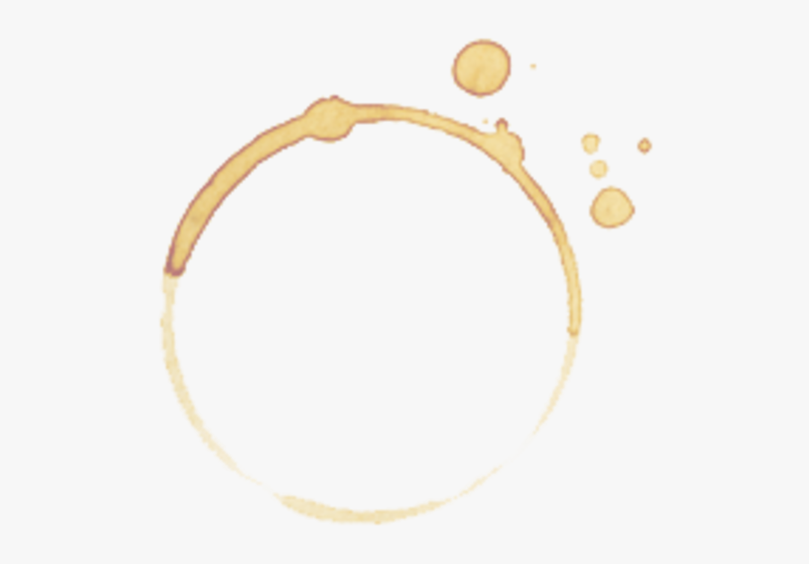 Coffee Stain White Background, Transparent Clipart