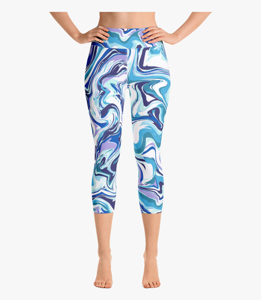 Transparent Blue Swirl Png - Leggings, Transparent Clipart