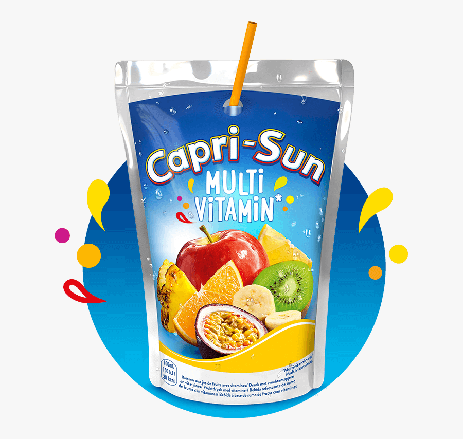 Transparent Juice Pouch Clipart - Capri Sun , Free Transparent Clipart
