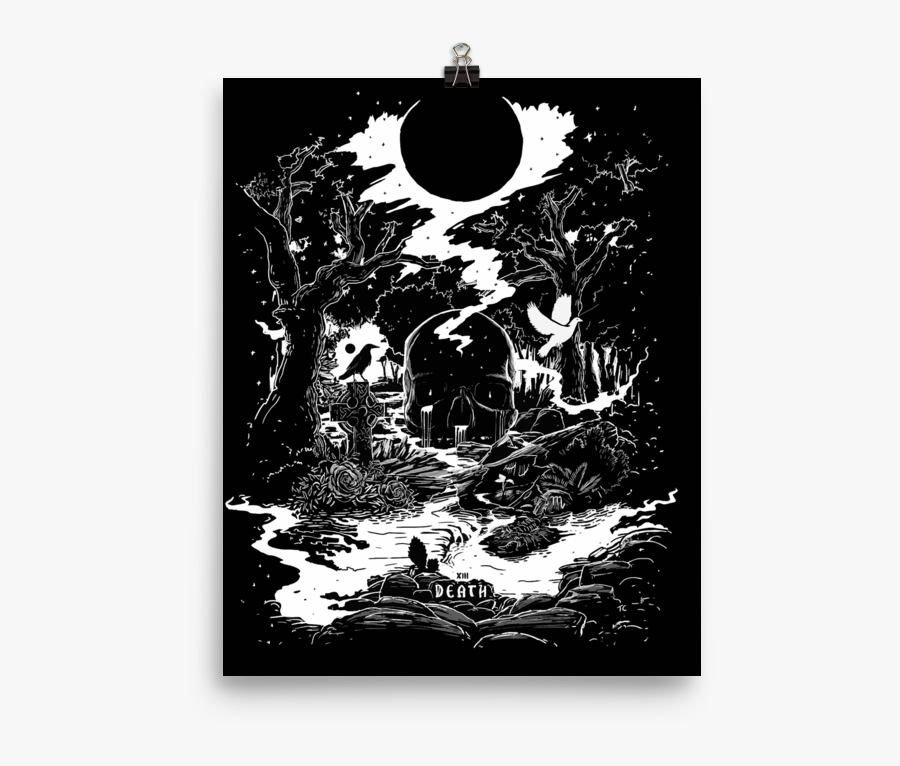 Transparent Tarot Card Png - Death Tarot Card Art, Transparent Clipart