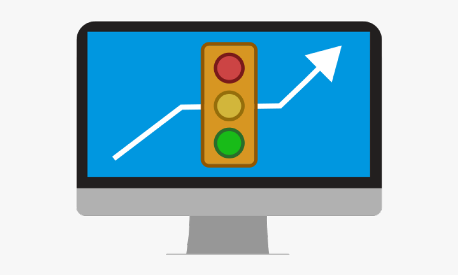 Blogging Clipart Computer User - Traffic Light, Transparent Clipart