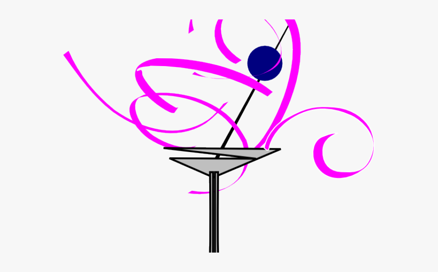 Cup Clipart Margarita - Green Swirls Clip Art, Transparent Clipart