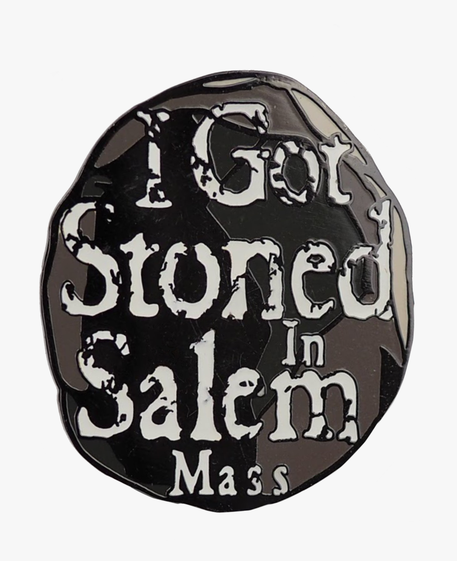 I Got Stoned Hard Enamel Pin - Illustration, Transparent Clipart