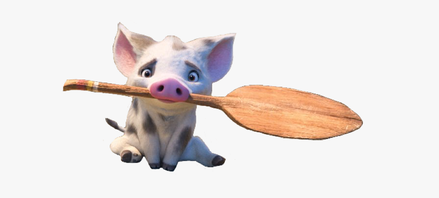 #moana #pua #pig #oar #character #disney #cute #adorable - Cute Pua From Moana, Transparent Clipart
