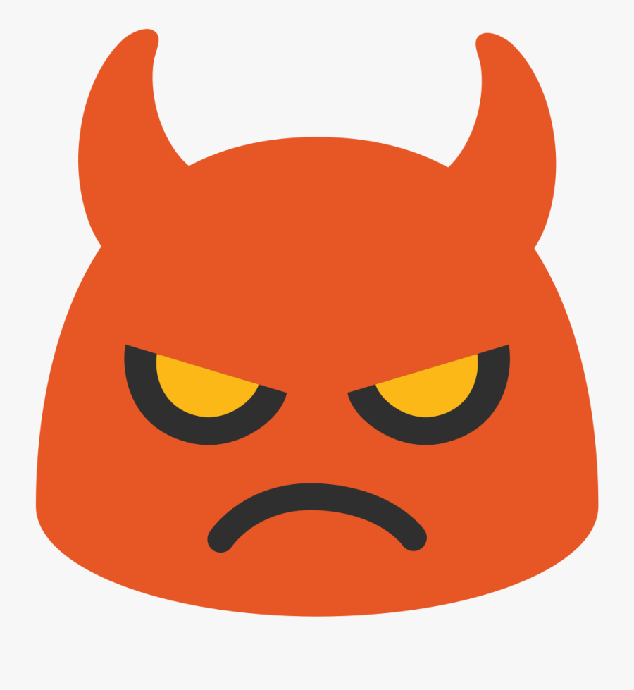 T-shirt Emoji Devil Angry Face Sticker - Android Red Devil Emoji, Transparent Clipart