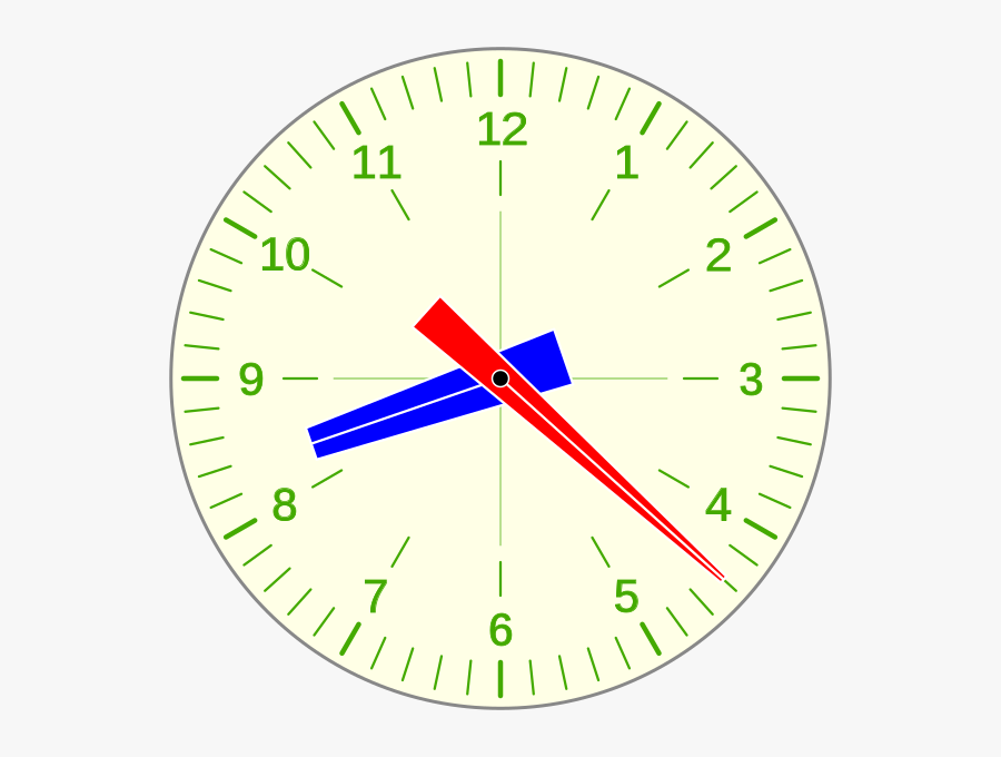 Reloj H - Clock Face 11 35, Transparent Clipart