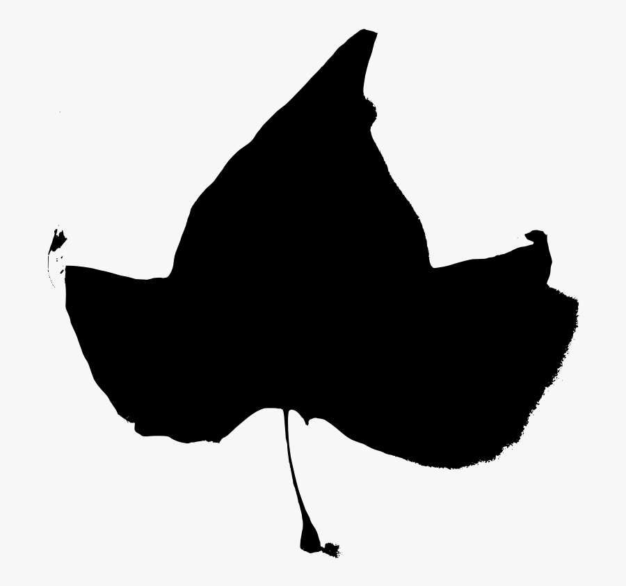 Fall Beijing Leaves Black Stencil 2 - Transparent Ivy Leaf Black, Transparent Clipart