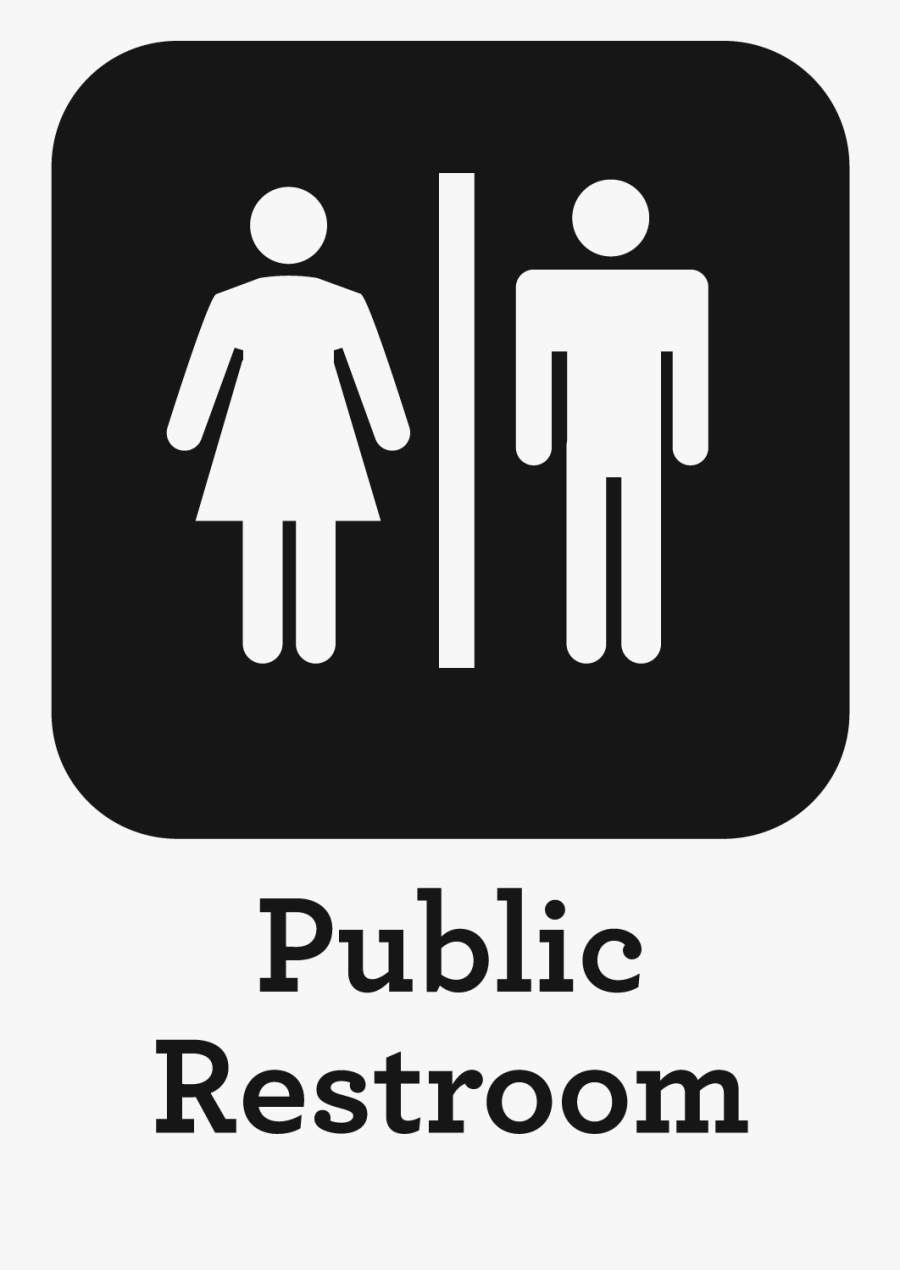 Bathroom Sign Png - Restroom Png, Transparent Clipart