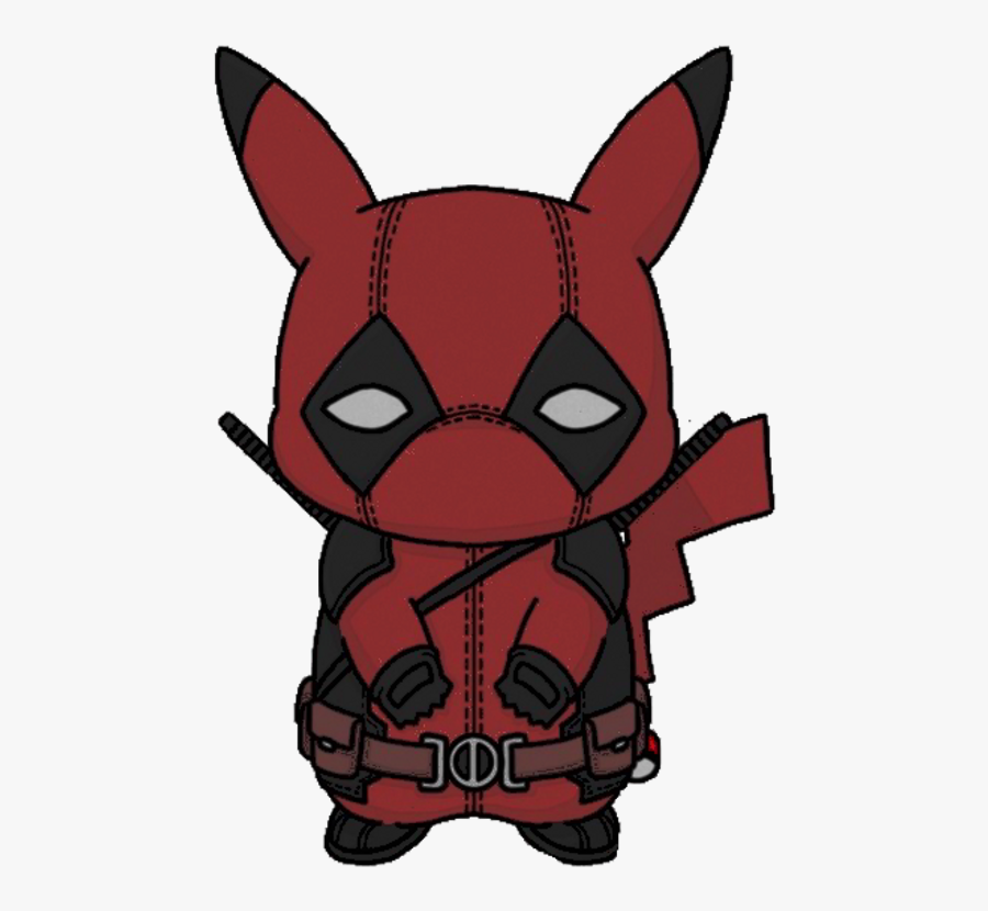 Deadpool Sticker Clipart , Png Download - Deadpool Pikachu Drawing, Transparent Clipart