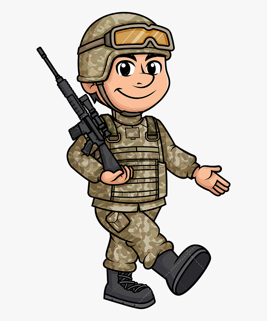 Soldier Male Marching Transparent Png - Soldier Clipart, Transparent Clipart
