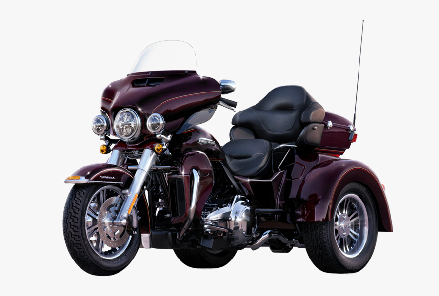 Harley Davidson Tri Glide Ultra Blue, Transparent Clipart