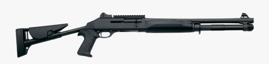 Benelli Leo M4 Tactical Semi-auto 12 Gauge Shotgun - Benelli M4 Super 90, Transparent Clipart