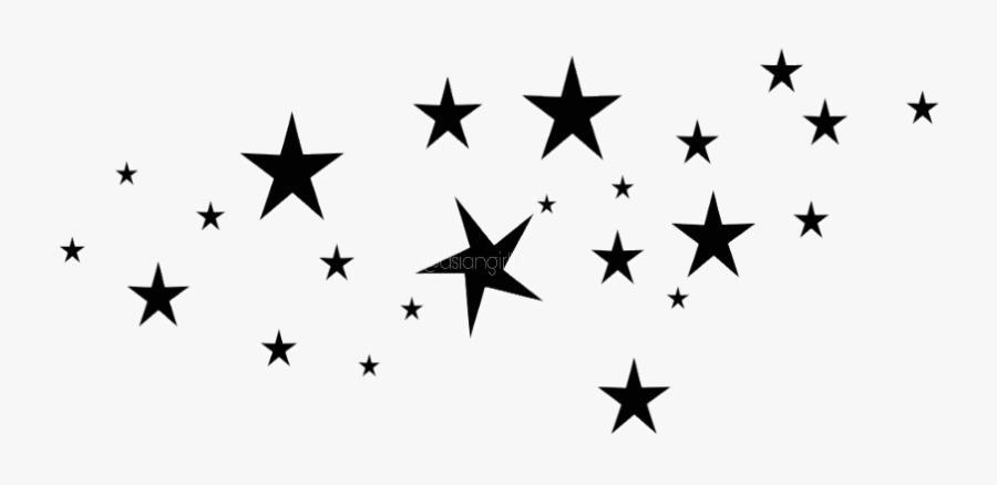 Stars Silhouette - Stars Silhouette Free Png, Transparent Clipart