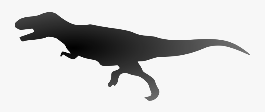 Tyrannosaurus Silhouette Dinosaur Clip Art - Cool Silhouette T Rex, Transparent Clipart