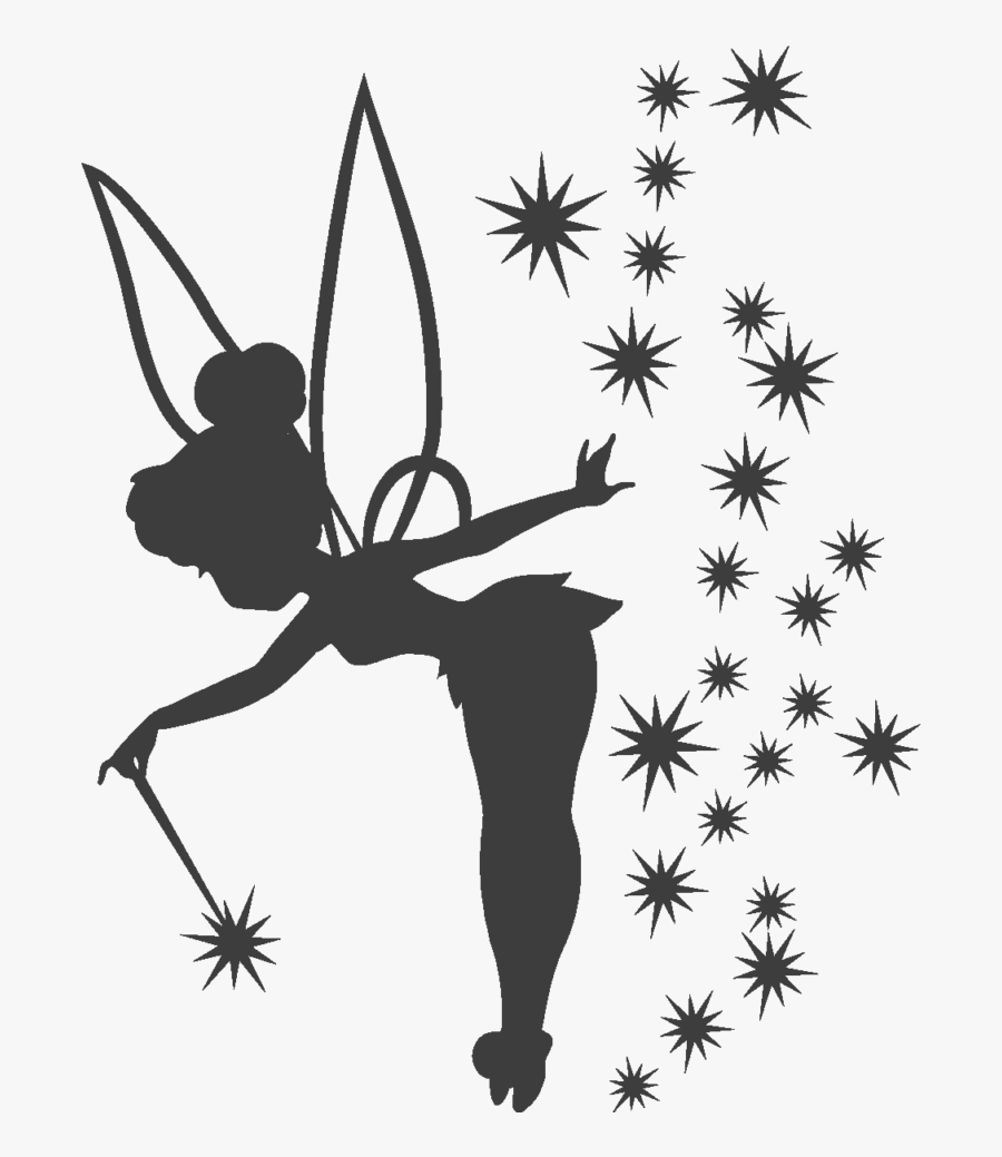 Halloween 12 Incredible Christmas Projector Lights - Pixie Dust Tinkerbell Silhouette, Transparent Clipart