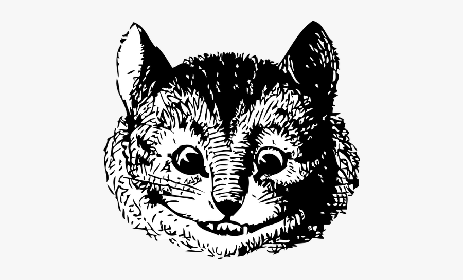 Cheshire Cat From Alice In Wonderland - Cheshire Cat John Tenniel, Transparent Clipart