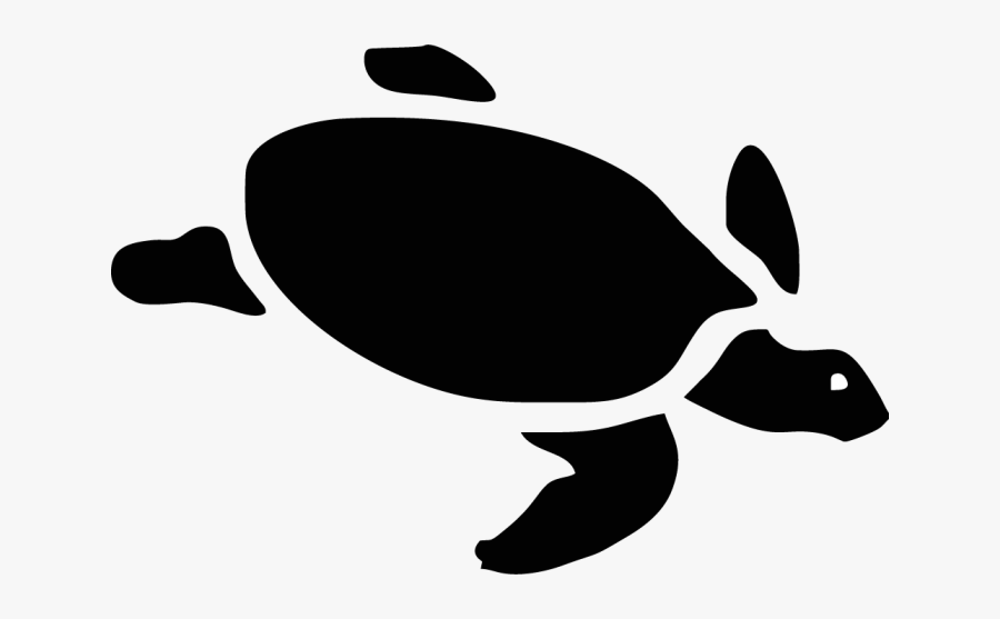 Sea Turtle Silhouette Stencil - Pumpkin Carving Stencils Beach , Free Transparent Clipart