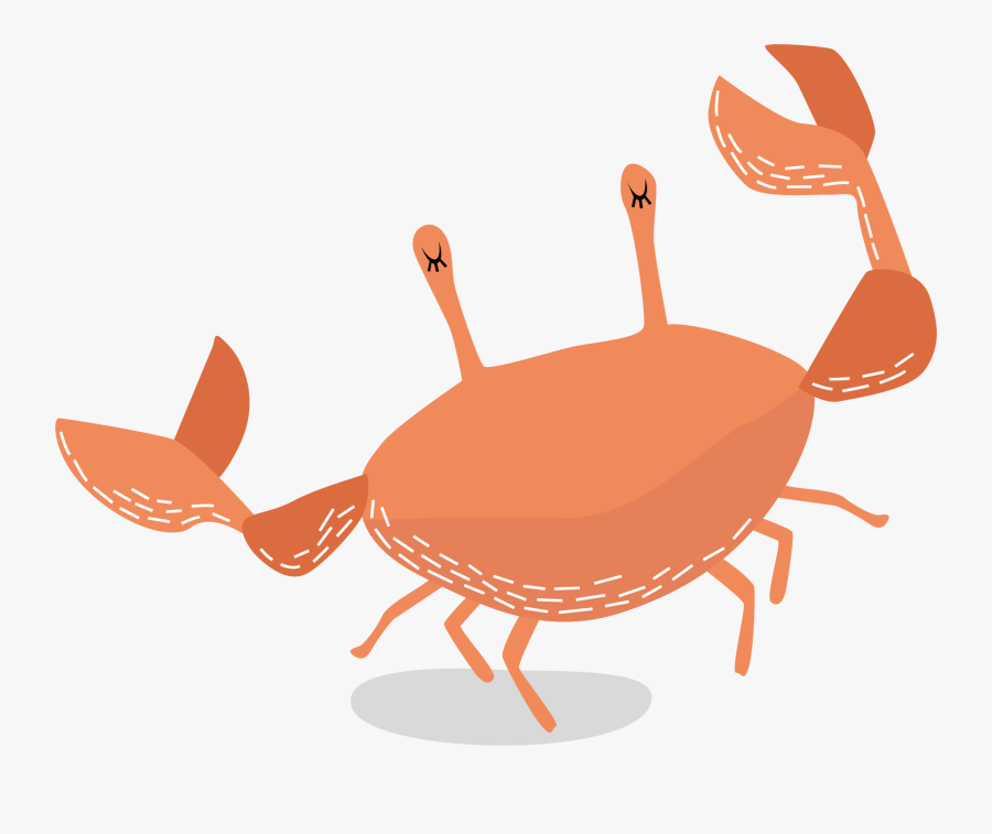 Dungeness Crab Illustration - Crab Illustration Png, Transparent Clipart