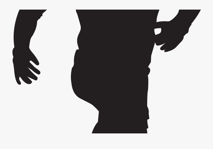 American Football Player Silhouette Clip Art Image - Silhouette, Transparent Clipart