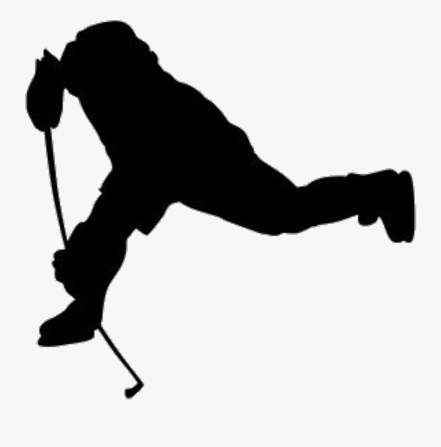 Hockey Player Silhouette Png, Transparent Clipart