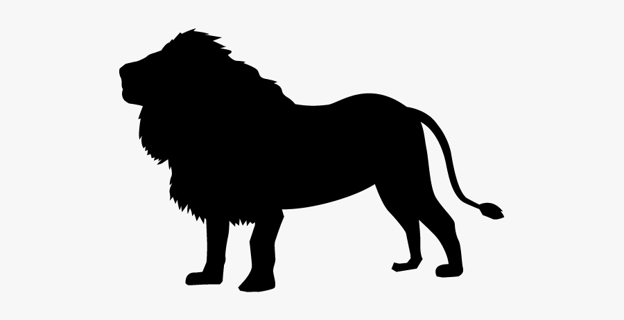 Silhouette Lion Png, Transparent Clipart