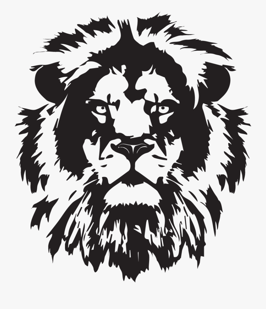 Transparent Lion Head Clipart - Lion Head Silhouette Png, Transparent Clipart