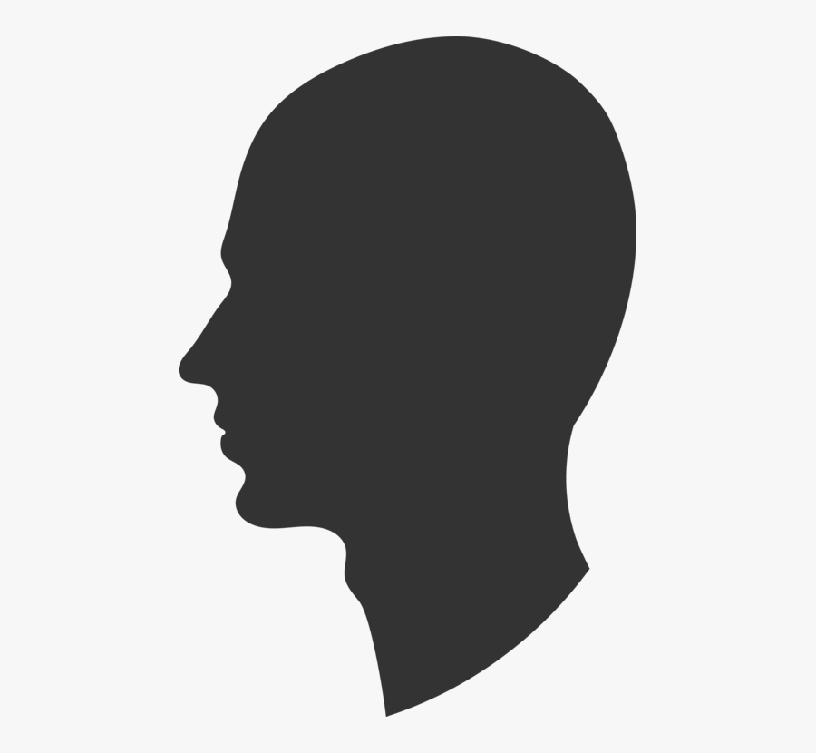 Profile Silhouette - Side Face Clipart, Transparent Clipart