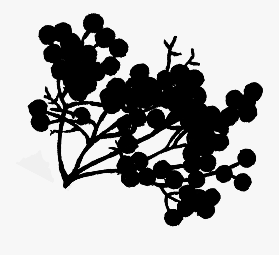 Grape Desktop Wallpaper Pattern Clip Art Silhouette - Silhouette, Transparent Clipart