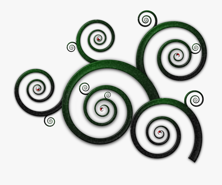 Vines Design 3 Clip Arts - Curved Line Design Art, Transparent Clipart