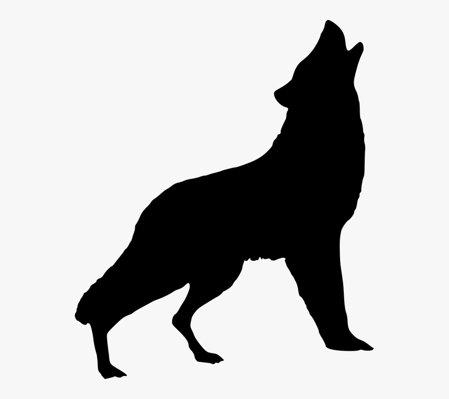 Wolf Howling Png, Transparent Clipart