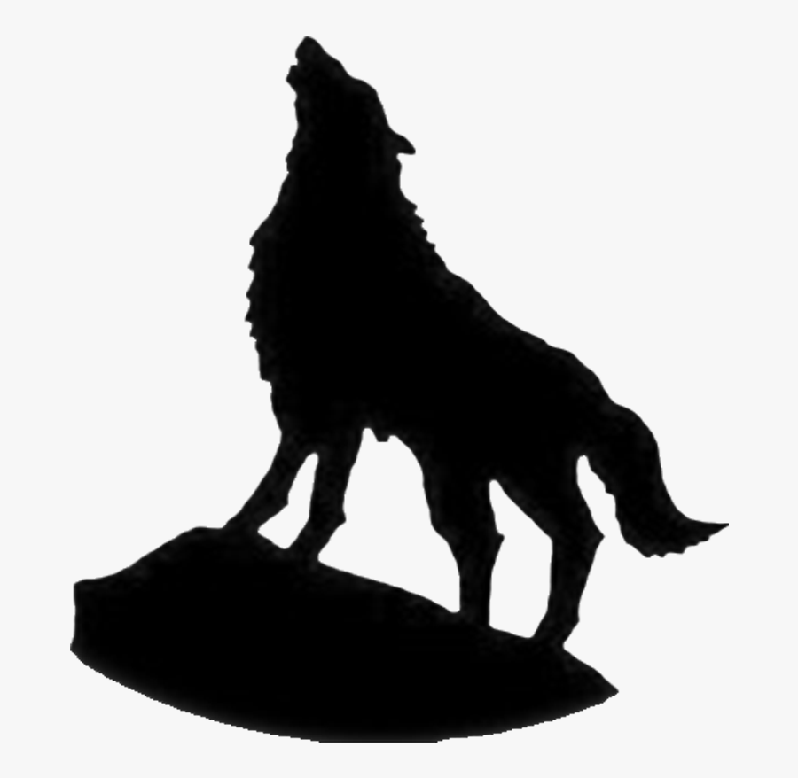 Transparent Wolf Silhouette Clipart - Black Wolf In Galaxy, Transparent Clipart