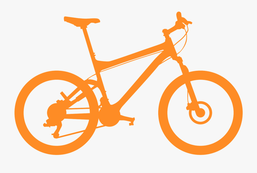 Clipart Orange Bike, Transparent Clipart
