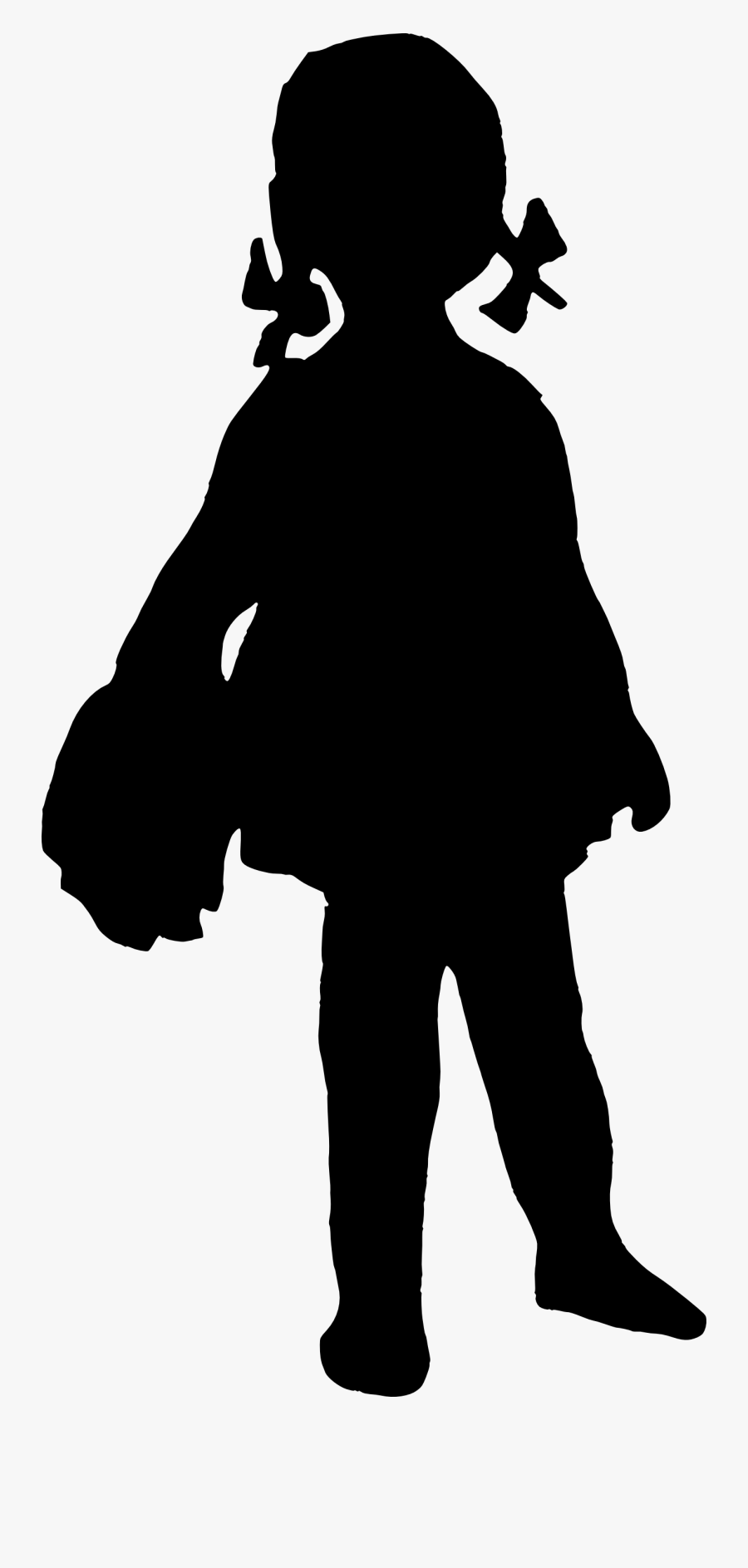 20 Girl Silhouette - Png Girl Silhouette, Transparent Clipart