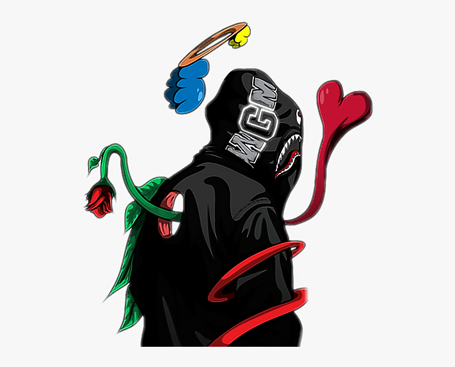 Bape Money Monkey Keithape Supreme Style Nice Cute - Bape Cartoon Png, Transparent Clipart