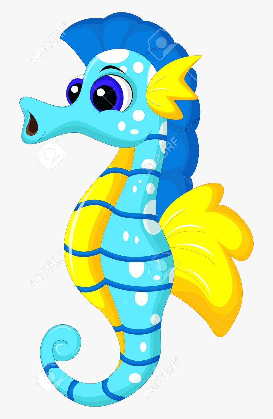 Seahorse Clipart Comic X Free Clip Art Stock Transparent - Seahorse Cartoon, Transparent Clipart