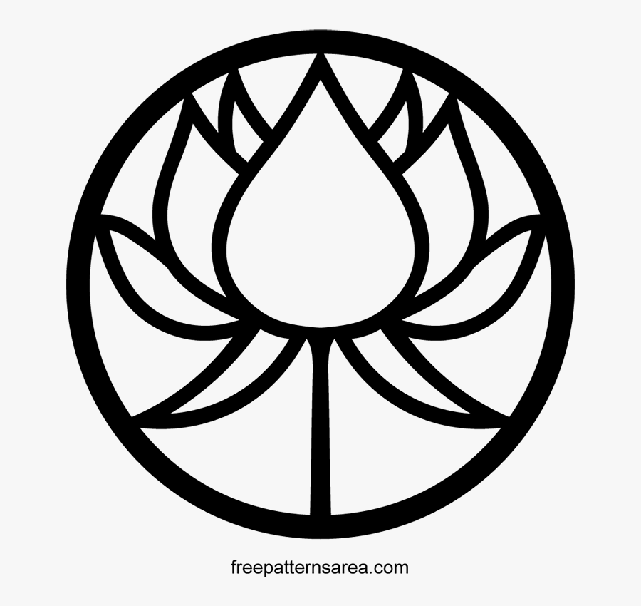 Circle Flower Silhouette Free - Transparent Background Clock Clipart, Transparent Clipart