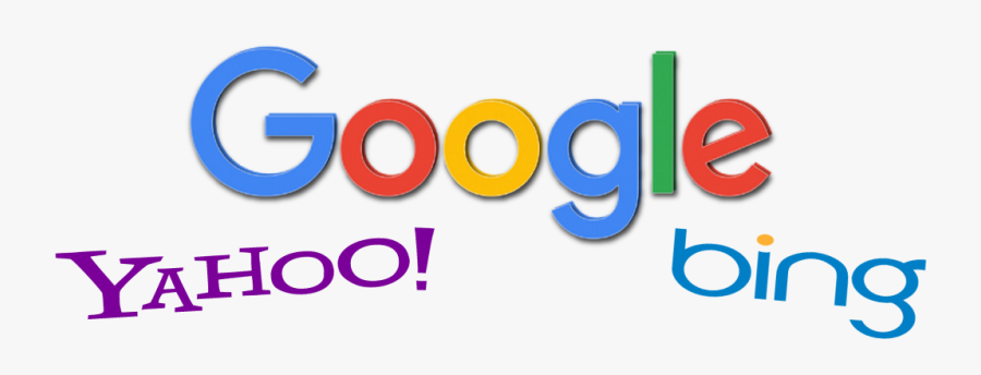 Poular Search Engine Logos Scattered - Popular Search Engine, Transparent Clipart